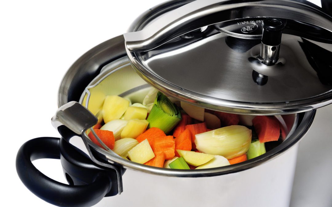 steamed vegetables for pressure cooking